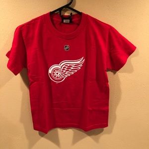 Red wings kids t-shirt.